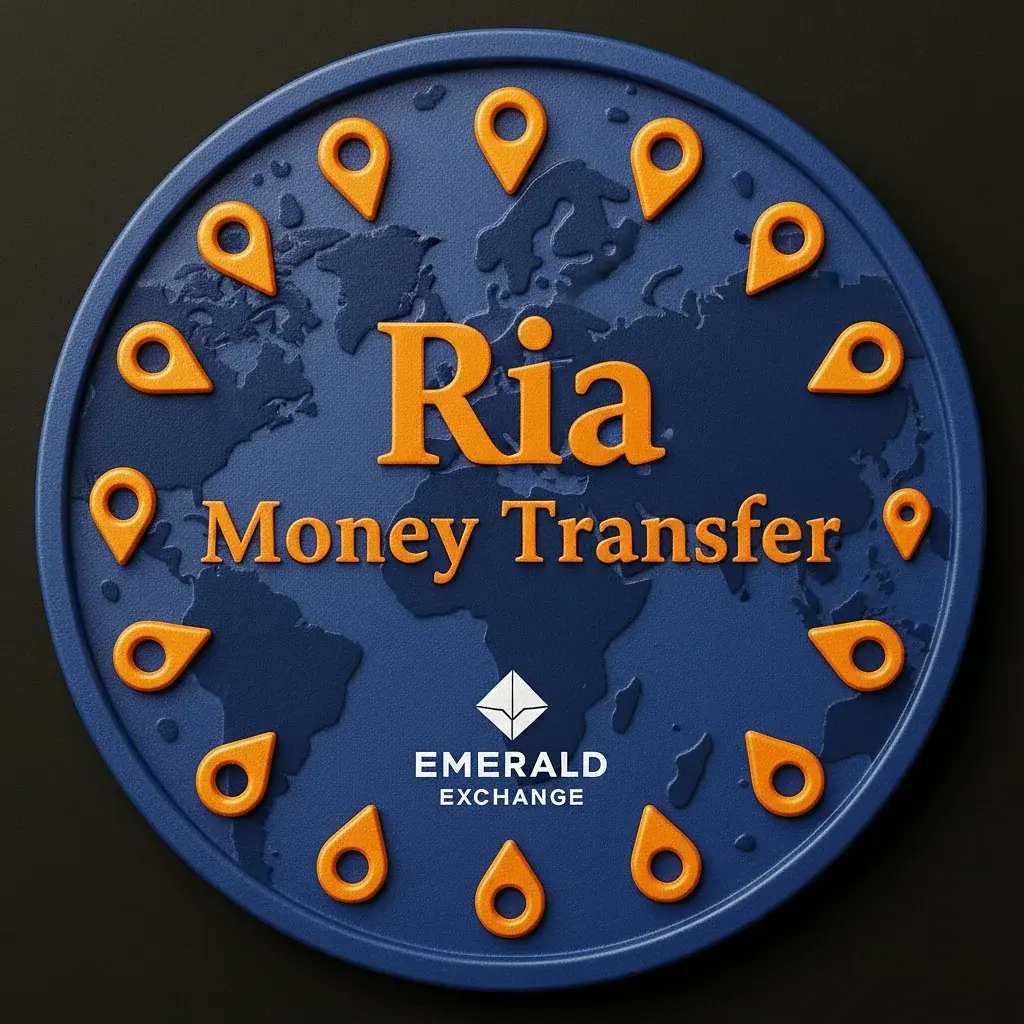 حواله یورو به لهستان از طریق Ria Money Transfer توسط صرافی Emerald Exchange