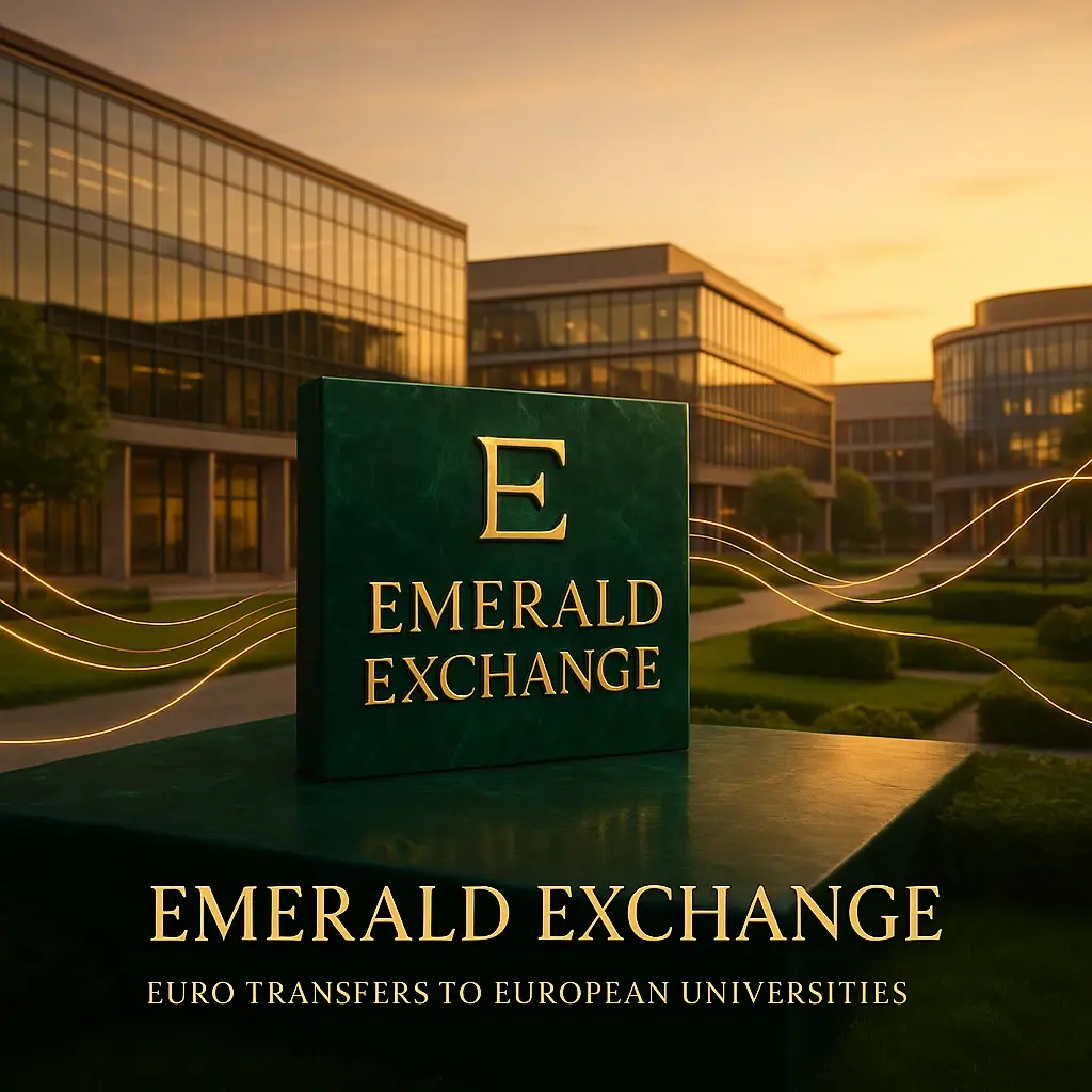 انتقال یورو به حساب دانشگاههای اروپا با صرافی امرالد