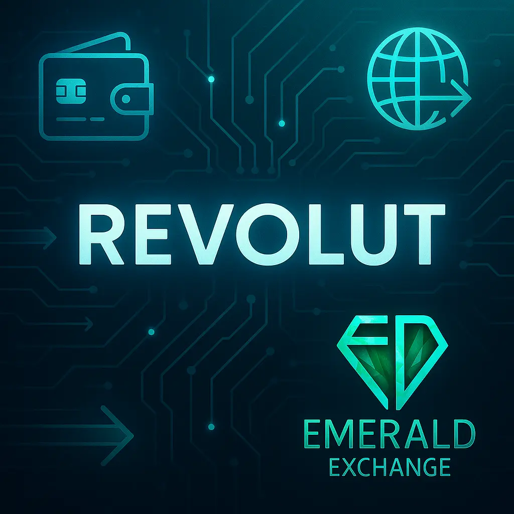 انتقال ارزی Revolut به هلند توسط Emerald Exchange